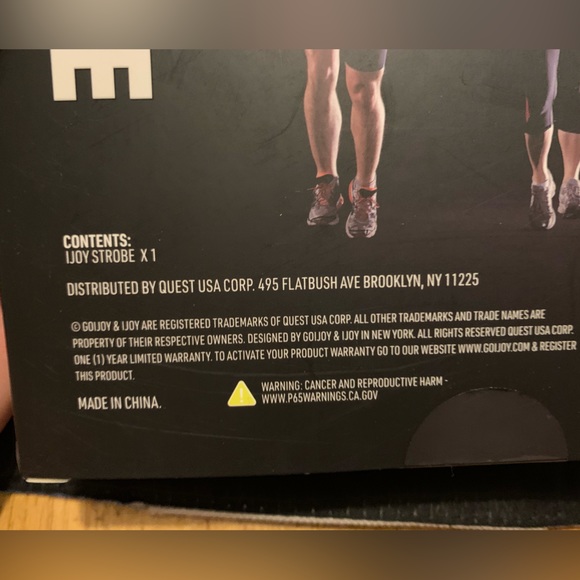 New Sealed iJoy Strobe LED Adjustable BRACELET Battery Operated Light-up NIB - Picture 2 of 5